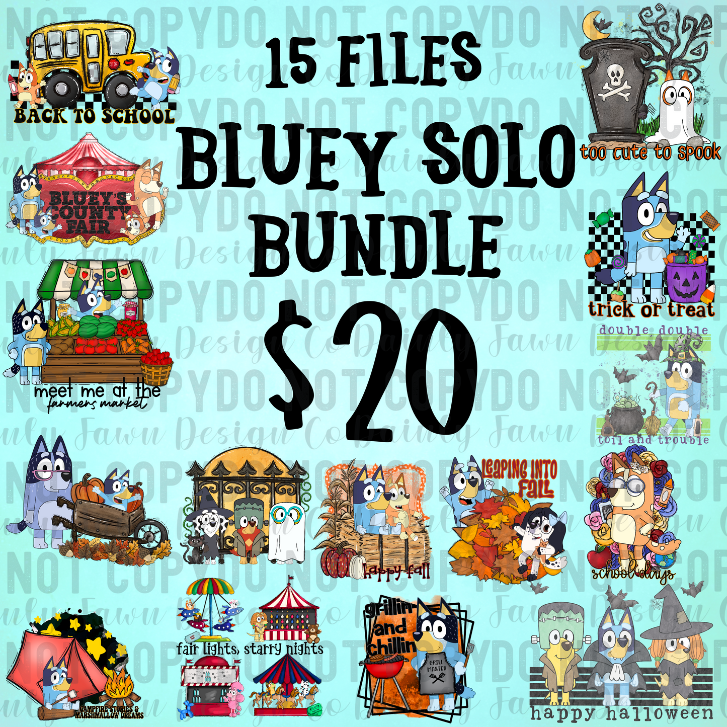 Heeler Dog Solo Bundle