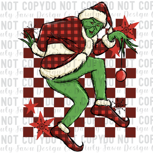 Green Guy Plaid Digital