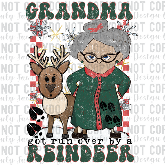 Grandma Reindeer Digital