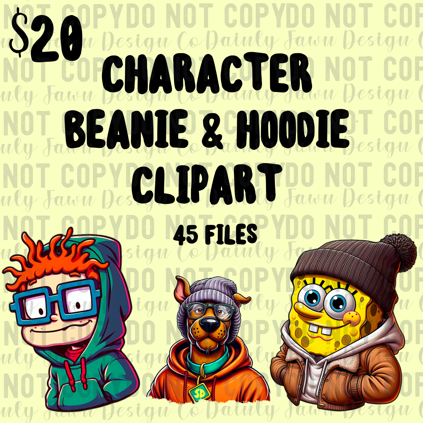 Character Beanie Clipart