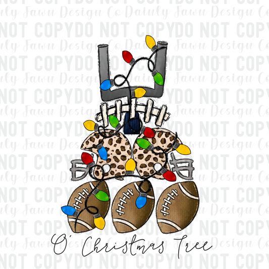 Football Christmas Tree